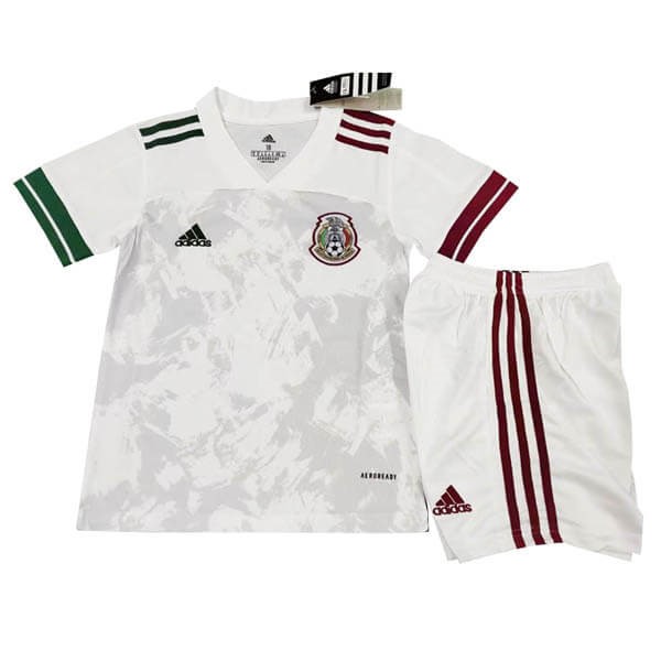 Camiseta México Niño 2nd 2020 Blanco